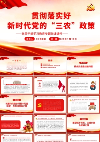 贯彻落实好新时代党的“三农”政策.pptx