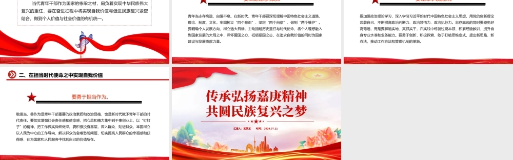 嘉庚精神PPT精美简洁传承弘扬嘉庚精神共圆民族复兴之梦微党课.pptx