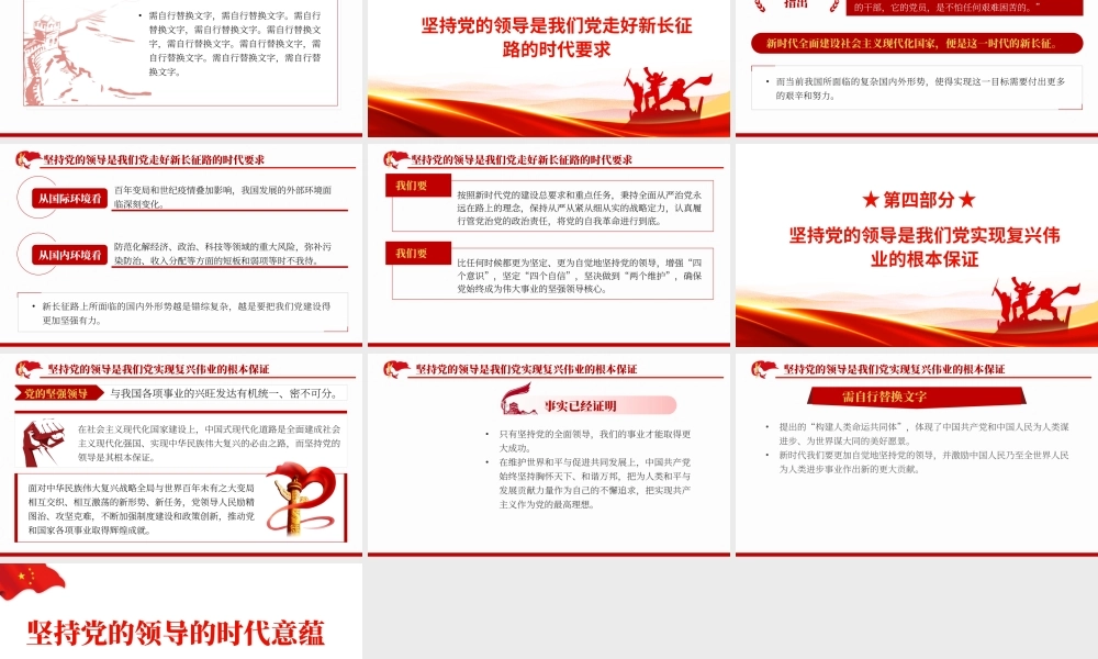 坚持党的领导的时代意蕴.pptx