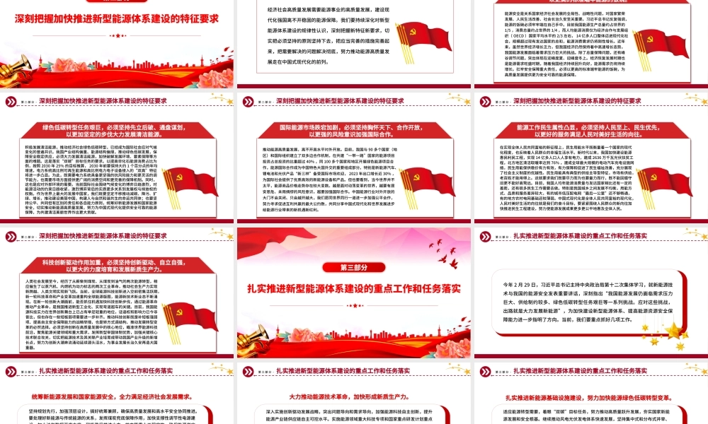 建设新型能源体系提高能源资源安全保障能力PPT党政风党员干部学习教育党课课件.pptx
