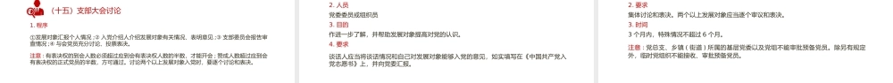 精品党务知识PPT发展党员的5个阶段25个步骤课件下载.pptx