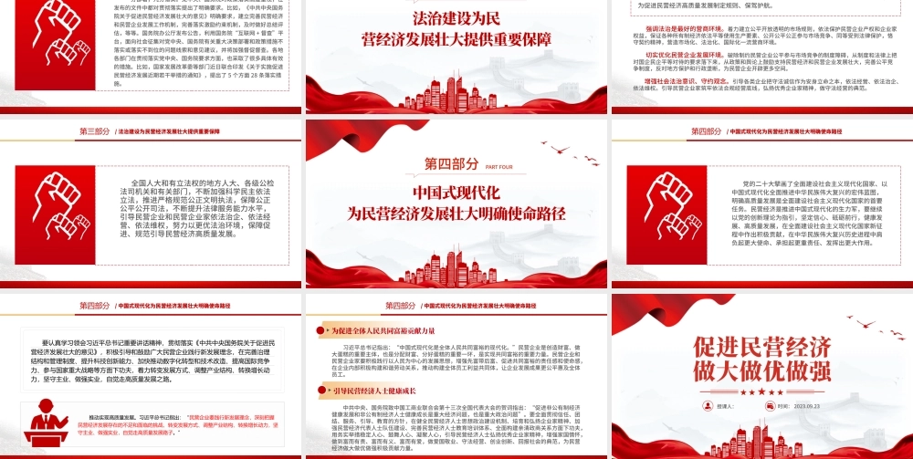 民营经济PPT大气党建风提振民营经济发展信心促进民营经济做大做优做强专题课件.pptx