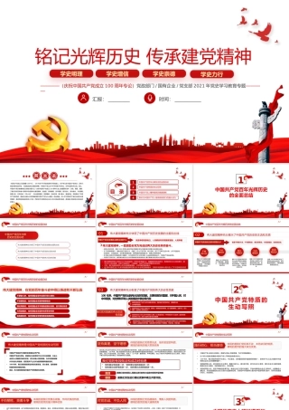 七一重要讲话弘扬伟大建党精神1.pptx