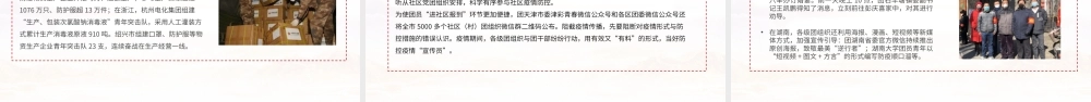 请党放心战疫有我PPT红色党政风战疫中的共青团组织团委团支部团课课件.pptx