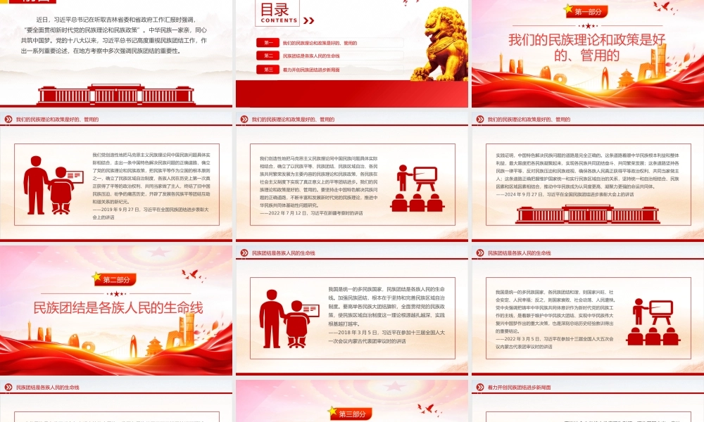 全面贯彻新时代党的民族理论和民族政策PPT党课课件.pptx