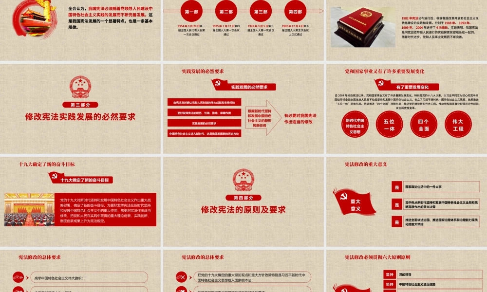 新宪法学习解读宪法修正案党课党建PPT.pptx