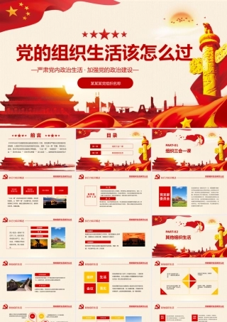 严肃党内政治生活加强党的政治建设PPT.pptx