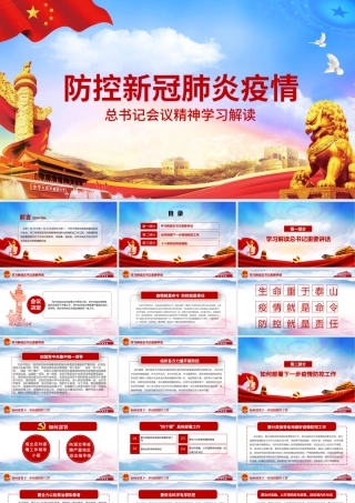 疫情党课防控新型冠状病毒肺炎会议党课PPT.pptx