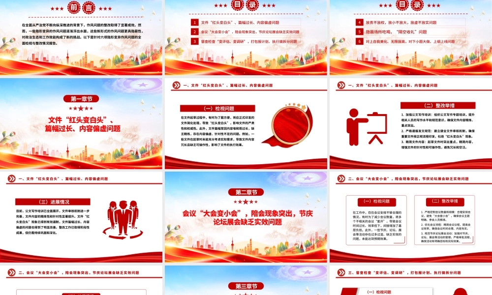 隐形变异作风问题的检视与整改PPT精美简洁党的作风建设课件.pptx