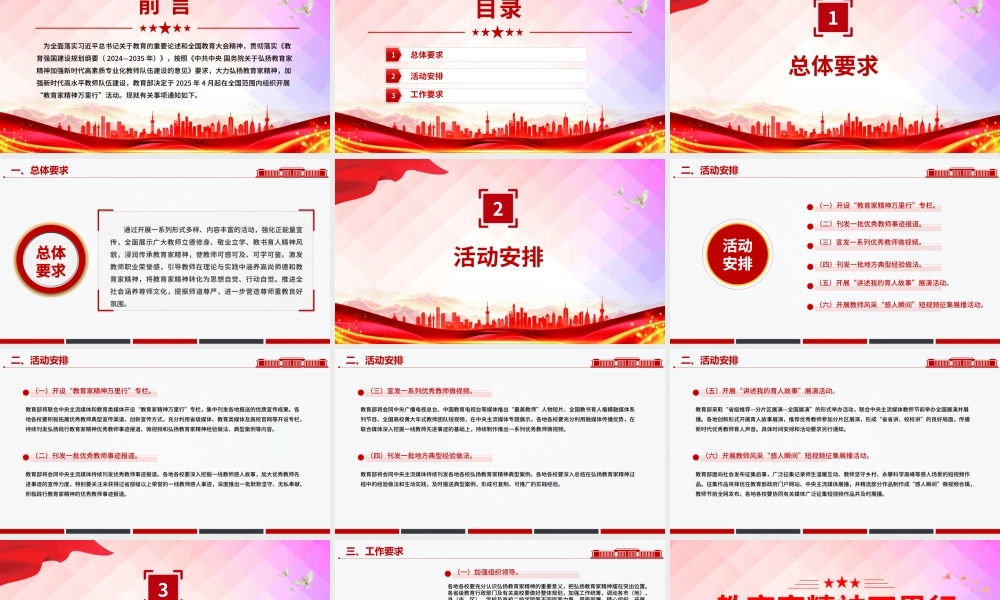 “教育家精神万里行”活动PPT弘扬教育家精神课件下载.pptx
