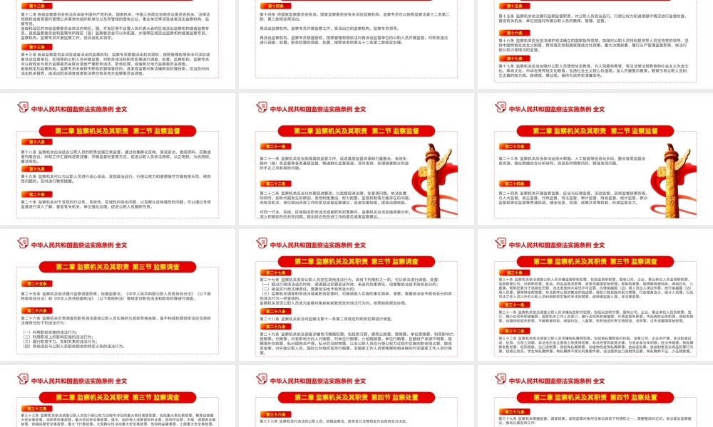 《中华人民共和国监察法实施条例》PPT2025法律法规专题课件.pptx