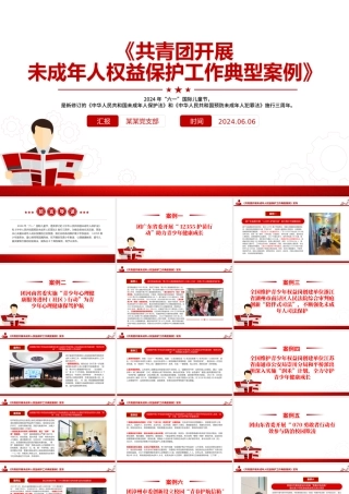 8个关于《共青团开展未成年人权益保护工作典型案例》PPT课件.pptx