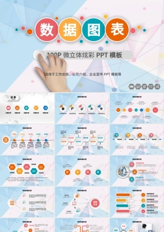 100P商务数据图表大全PPT模板.pptx