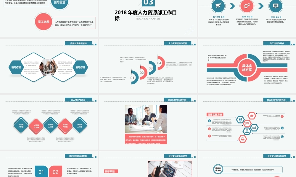 2017 年度工作总结来年工作计划.pptx
