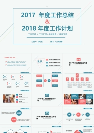 2017 年度工作总结来年工作计划.pptx