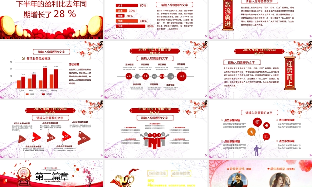 2018狗年企业年会颁奖典礼总结ppt.pptx