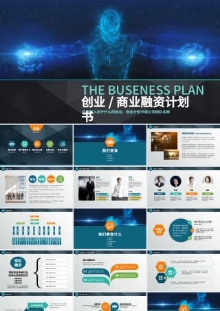 2019商业融资企划书PPT模板.pptx