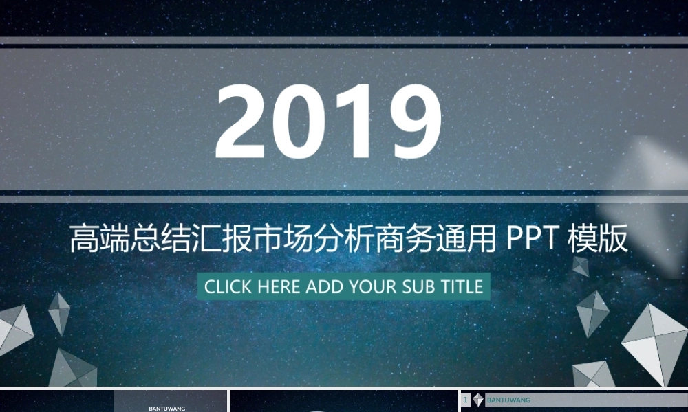2019数据财务分析调研报告商务PPT.pptx