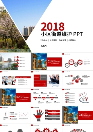 2019物业管理 物业公司小区街道维护安全ppt.pptx