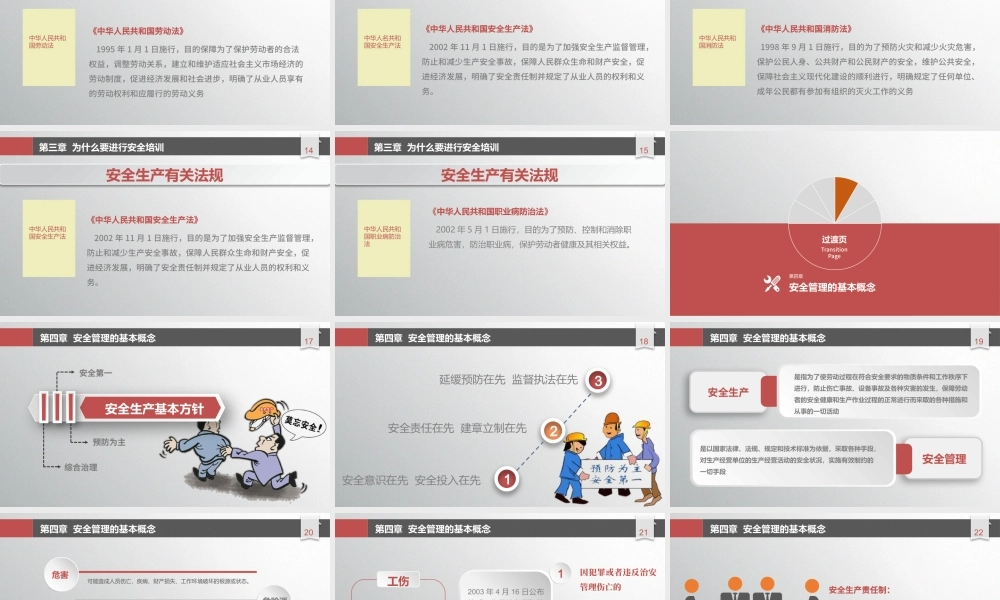 2020年红色立体风安全生产培训课件通用课件PPT模板.pptx