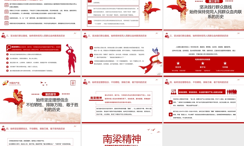 2021南梁精神专题重温南梁精神坚定理想信念PPT课件.pptx