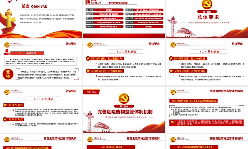 2021强化危险废物监管和利用处置能力改革实施方案PPT.pptx