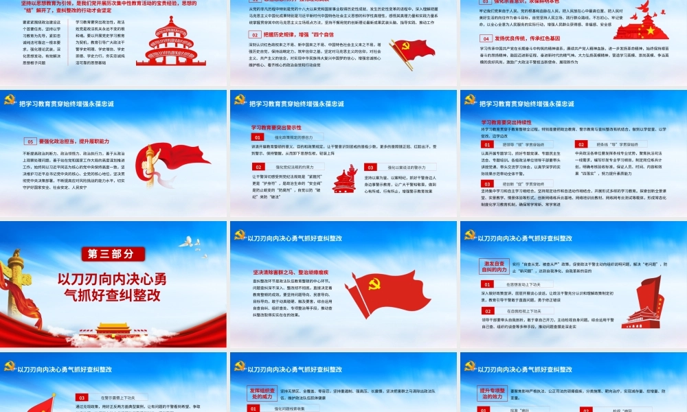2021筑牢政治忠诚清除害群之马整治顽瘴痼疾弘扬英模精神PPT.pptx