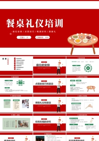 2022餐桌礼仪培训PPT餐桌礼仪培训课件模板.pptx