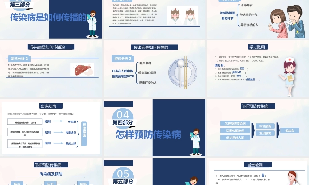 2022传染病预防医疗课件PPT清新大气创意医疗通用课件PPT模板下载.pptx.pptx