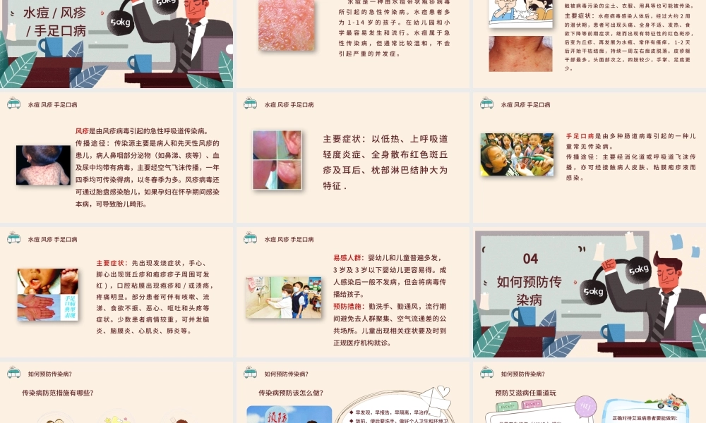 2022春季常见传染病预防知识社会问题职场教育PPT医疗现代风医疗急救常识科普通用PPT模板.pptx