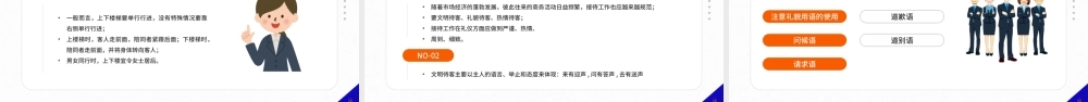 2022公司接待标准及办会流程PPT简约风公司新员工礼仪接待培训课件模板.pptx
