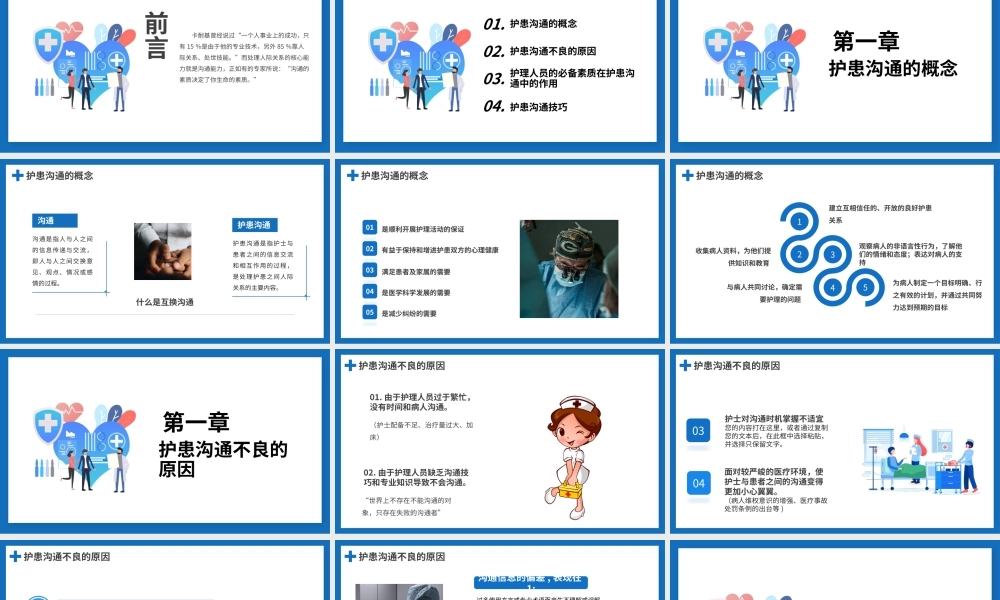 2022护患沟通技巧培训PPT清新简约医疗护患通用PPT.pptx