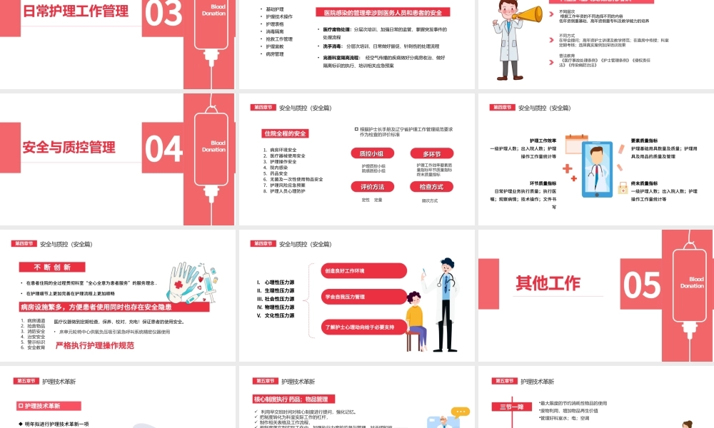 2022护士述职报告PPT卡通风医院护士护士长述职报告通用模板.pptx