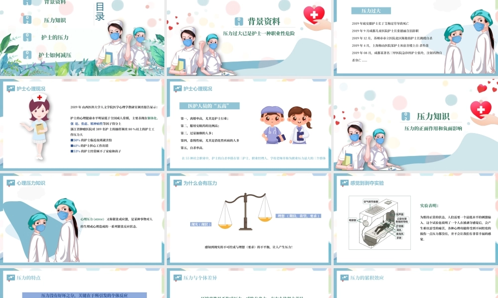 2022护士压力与情绪管理讲解培训PPT个性医疗风医学培训通用PPT.pptx