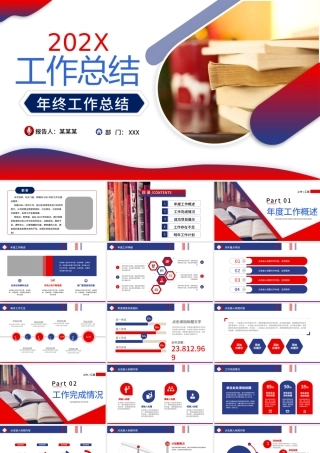 2022年终工作总结PPT大气高清商务风年度工作汇报述职报告新年工作计划模板下载.pptx