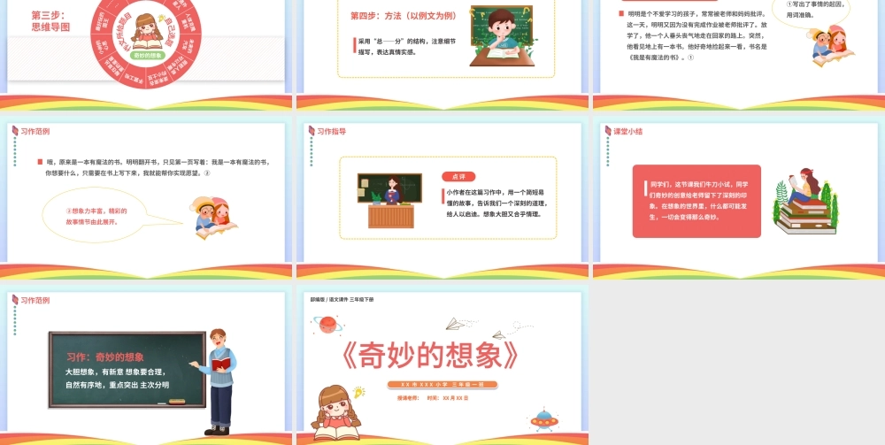 2022奇妙的想象PPT习作小学三年级语文下册部编人教版教学课件.pptx