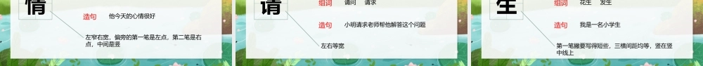 2022小青蛙PPT卡通清新识字第3课小学一年级语文下册部编人教版教学课件.pptx