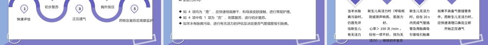 2022新生儿窒息复苏PPT清新医疗风医学医疗类通用PPT模板下载.pptx