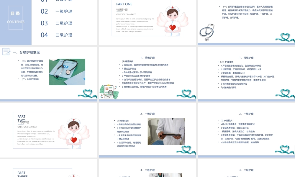 2022医疗分级护理制度PPT简约清新医疗类相关PPT模板下载.pptx.pptx