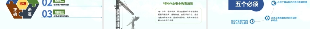 2023安全生产月PPT简洁风人人讲安全个个会应急PPT模板.pptx