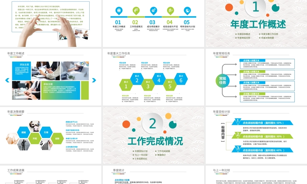 2023简洁微粒体年终总结工作汇报报告新年计划PPT模板.pptx