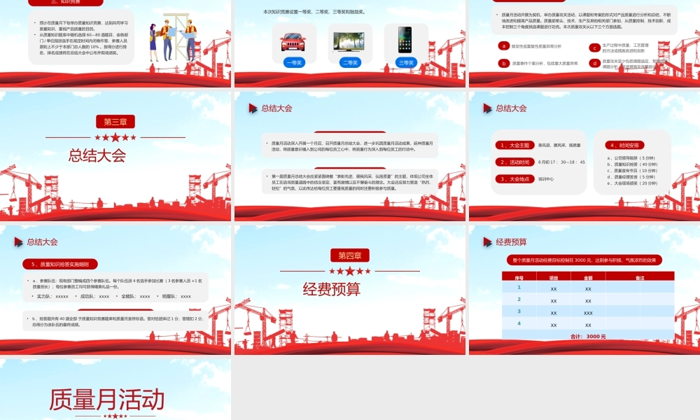 2023质量月活动方案PPT简约商务风企业生产质量月主题活动课件模板下载.pptx