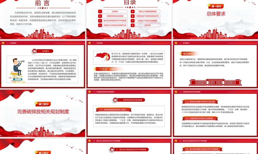 2024《加快构建碳排放双控制度体系工作方案》PPT课件.pptx
