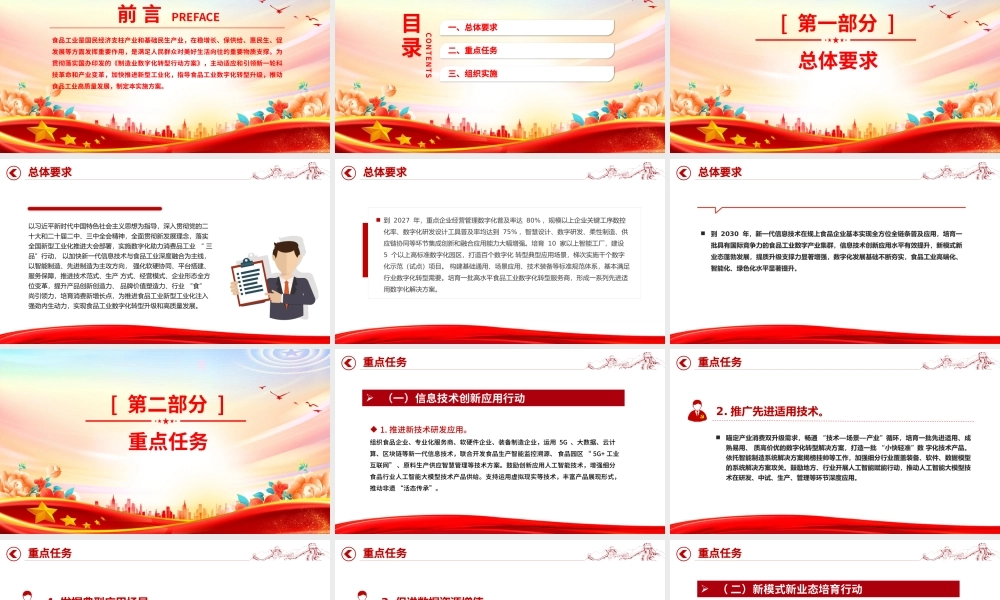 2025《食品工业数字化转型实施方案》PPT课件.pptx