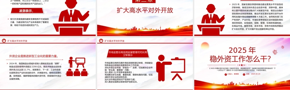 2025年稳外资工作怎么干PPT简洁大气政策解读课件.pptx
