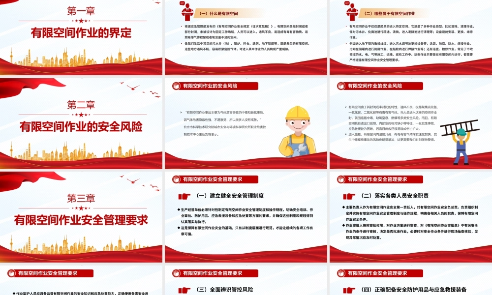 2025全国安全生产月宣讲教育之有限空间作业安全要点PPT课件下载.pptx