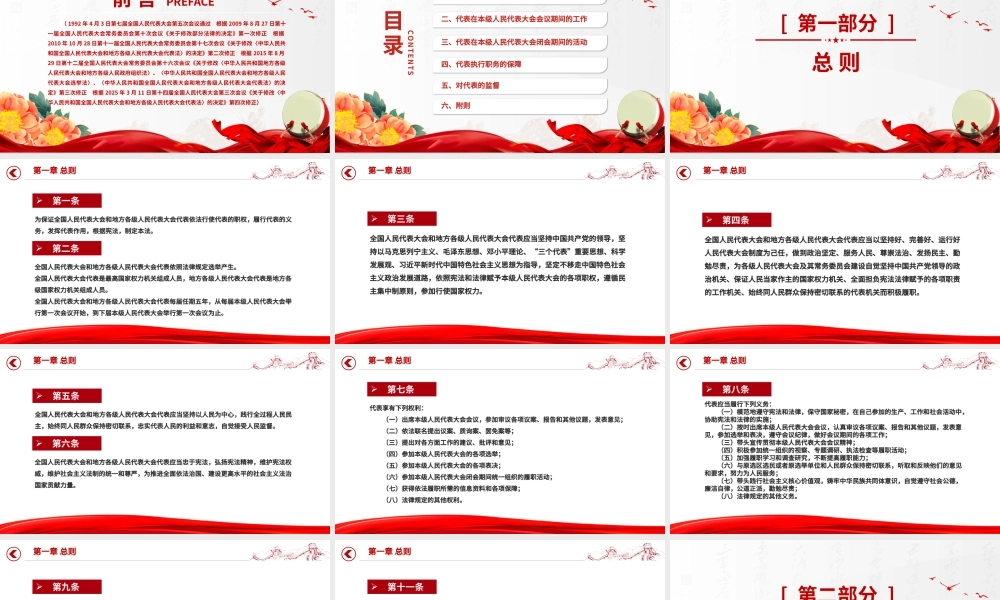 2025新修订《全国人民代表大会和地方各级人民代表大会代表法》PPT课件.pptx