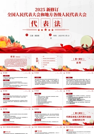 2025新修订《全国人民代表大会和地方各级人民代表大会代表法》PPT课件.pptx