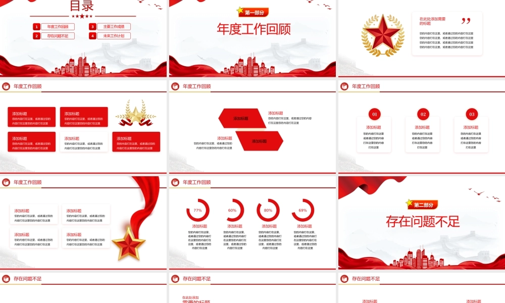 2025政务部门年终总结工作汇报述职报告PPT下载.pptx