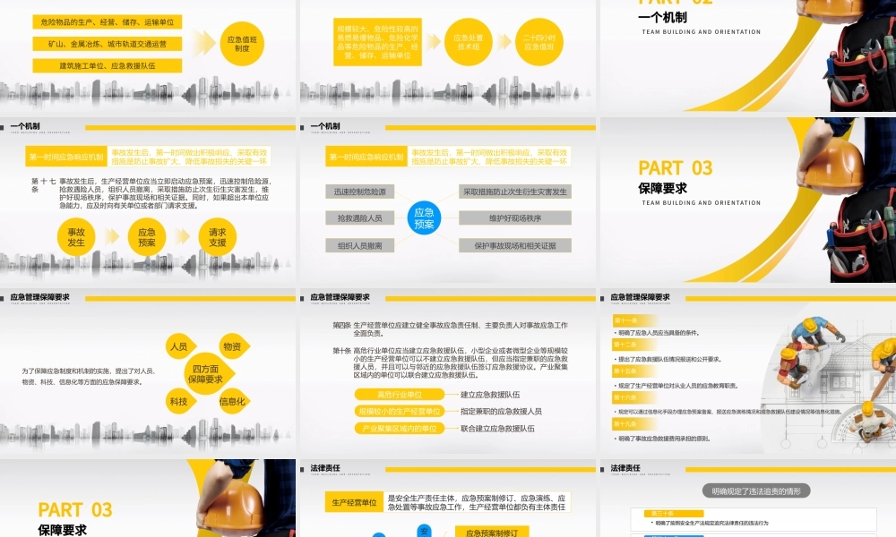 安全生产月PPT企业安全培训课件模板.pptx